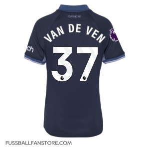 Tottenham Hotspur Micky van de Ven #37 Replik Auswärtstrikot Damen 2023-24 Kurzarm